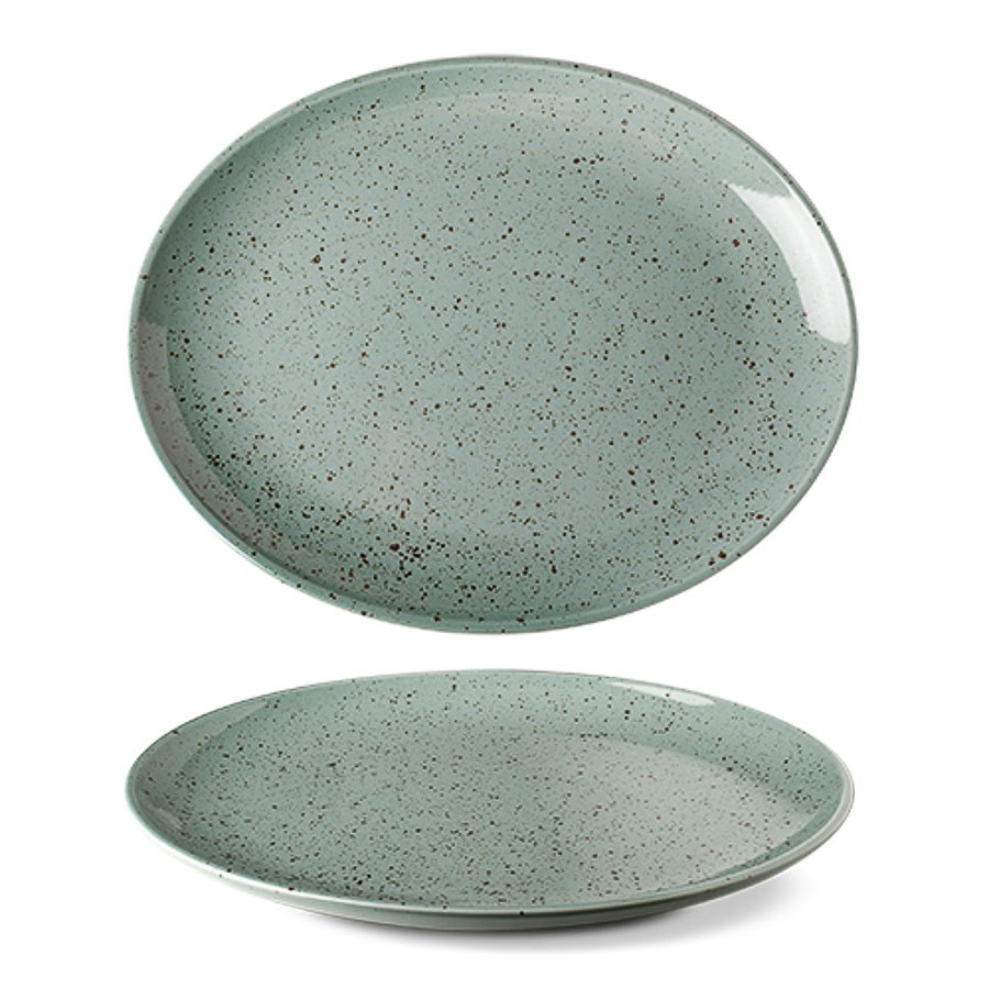 Tallrik Lifestyle Rainforest, dia 28 cm, flat, oval