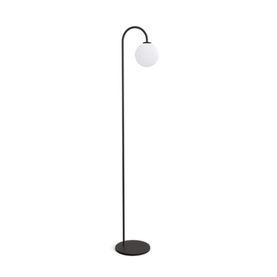 Golvlampa Ballon, svart G9