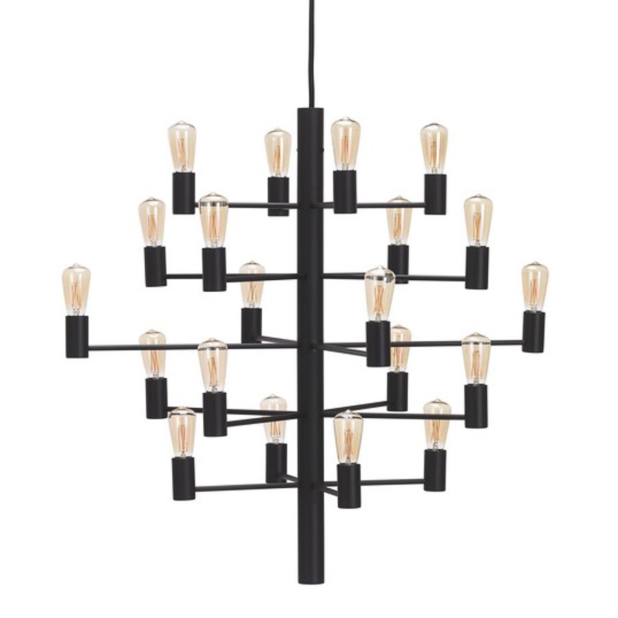 Krona Manola 20, svart E14