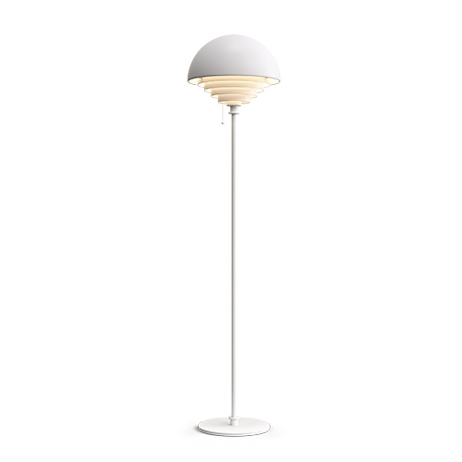 Golvlampa Motown, vit E27