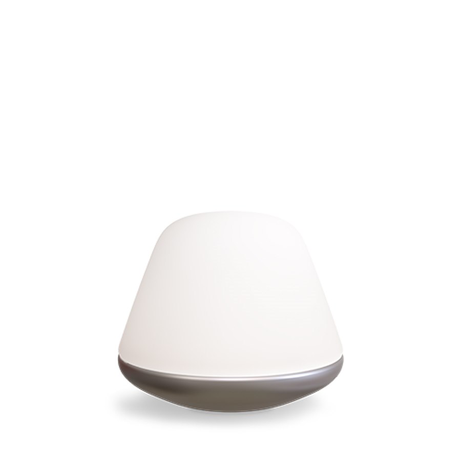 Bordslampa Bloom Small, dia 20 cm, satin silver E27