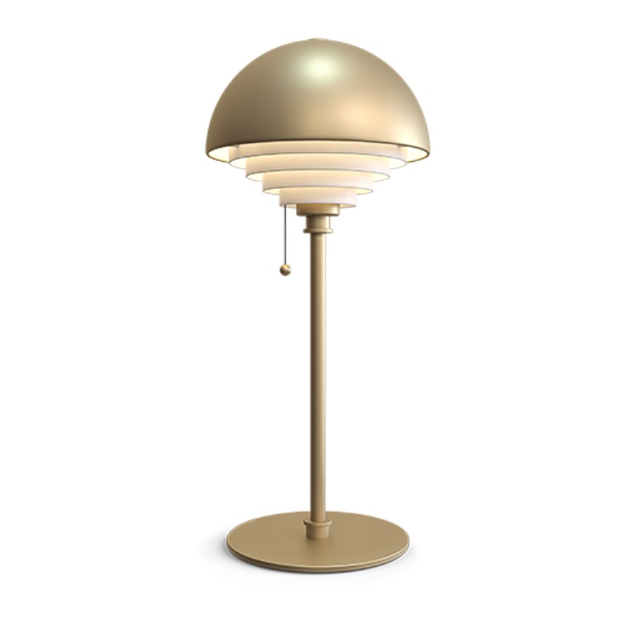 Bordslampa Motown, mässing E27