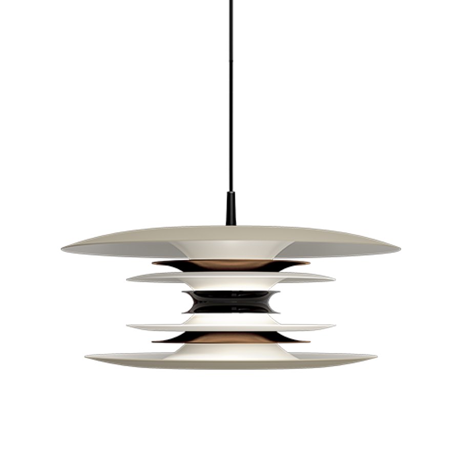 Pendel Diablo, dia 50 cm, sand/metallisk brons E27