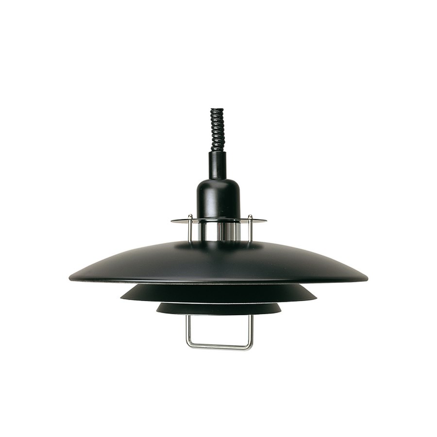 Pendel Primus II, dia 43 cm, svart/krom E27