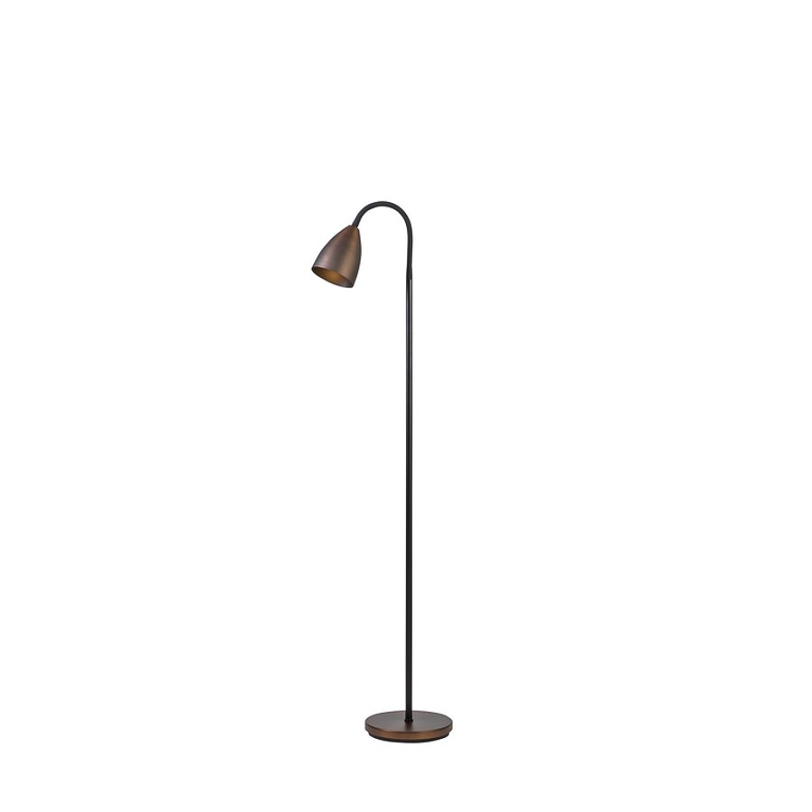 Golvlampa Trotsig, oxid GU10