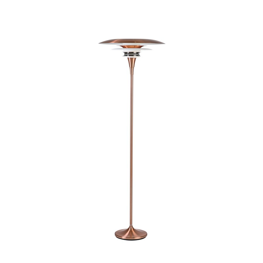 Golvlampa Diablo, dia 50 cm, koppar E27