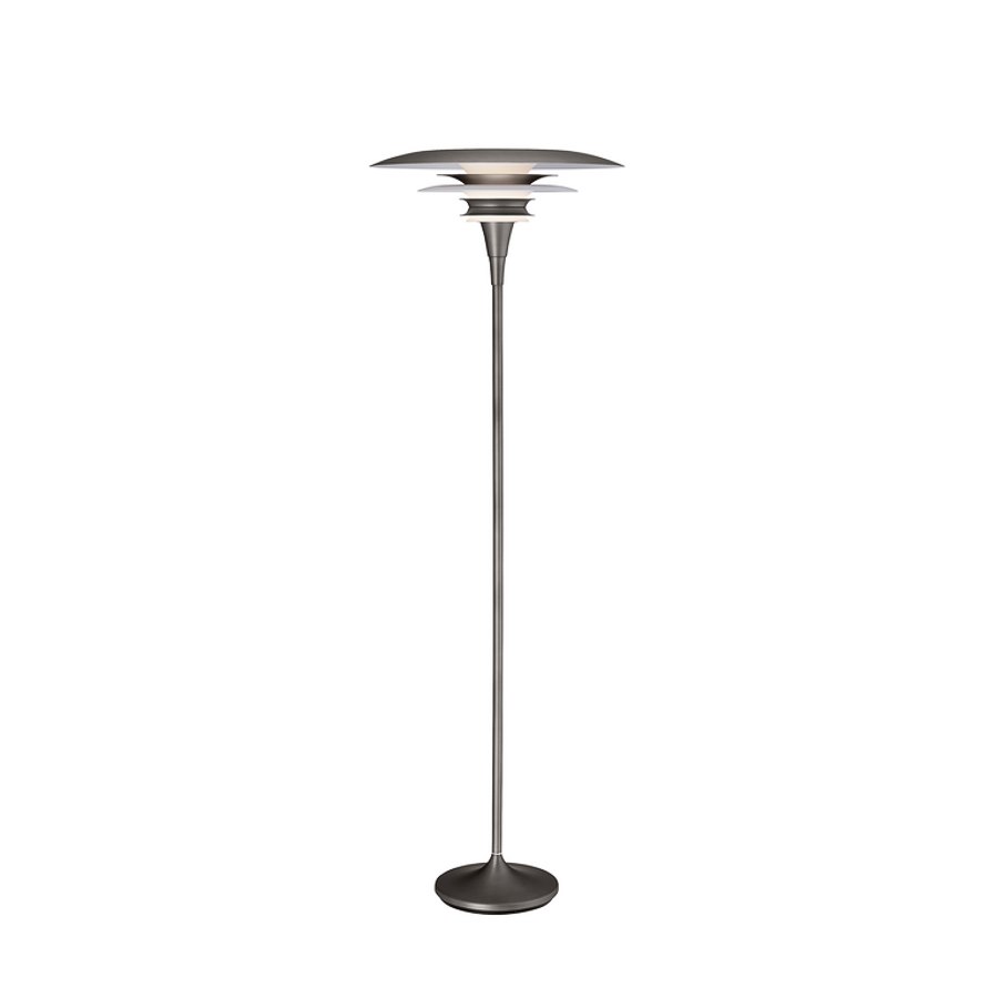 Golvlampa Diablo, dia 50 cm, oxidgrå E27
