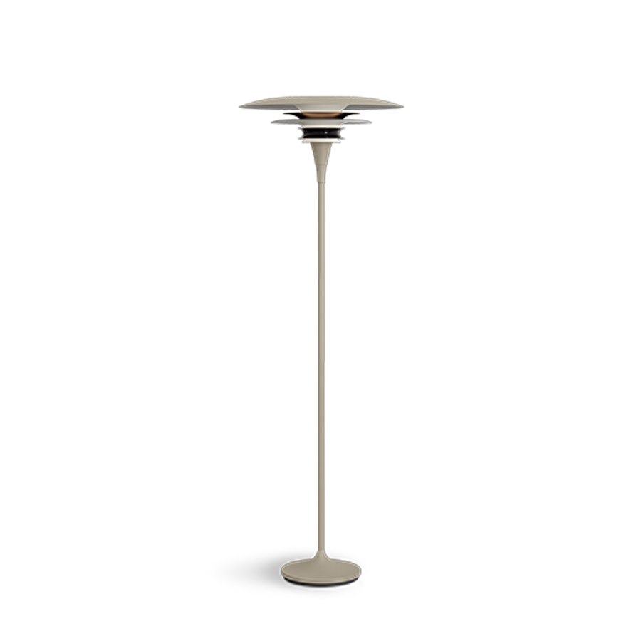 Golvlampa Diablo, dia 50 cm, sand/metallisk brons E27