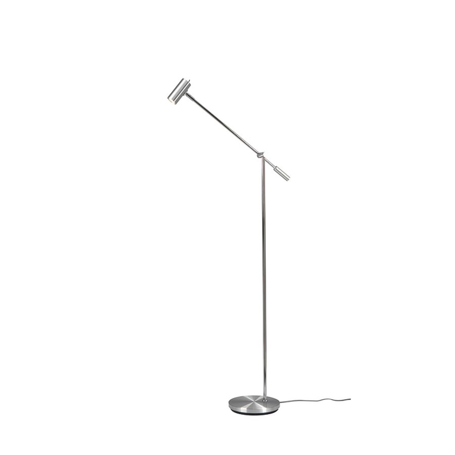 Golvlampa Cato, dimbar, aluminium GU4/MR11