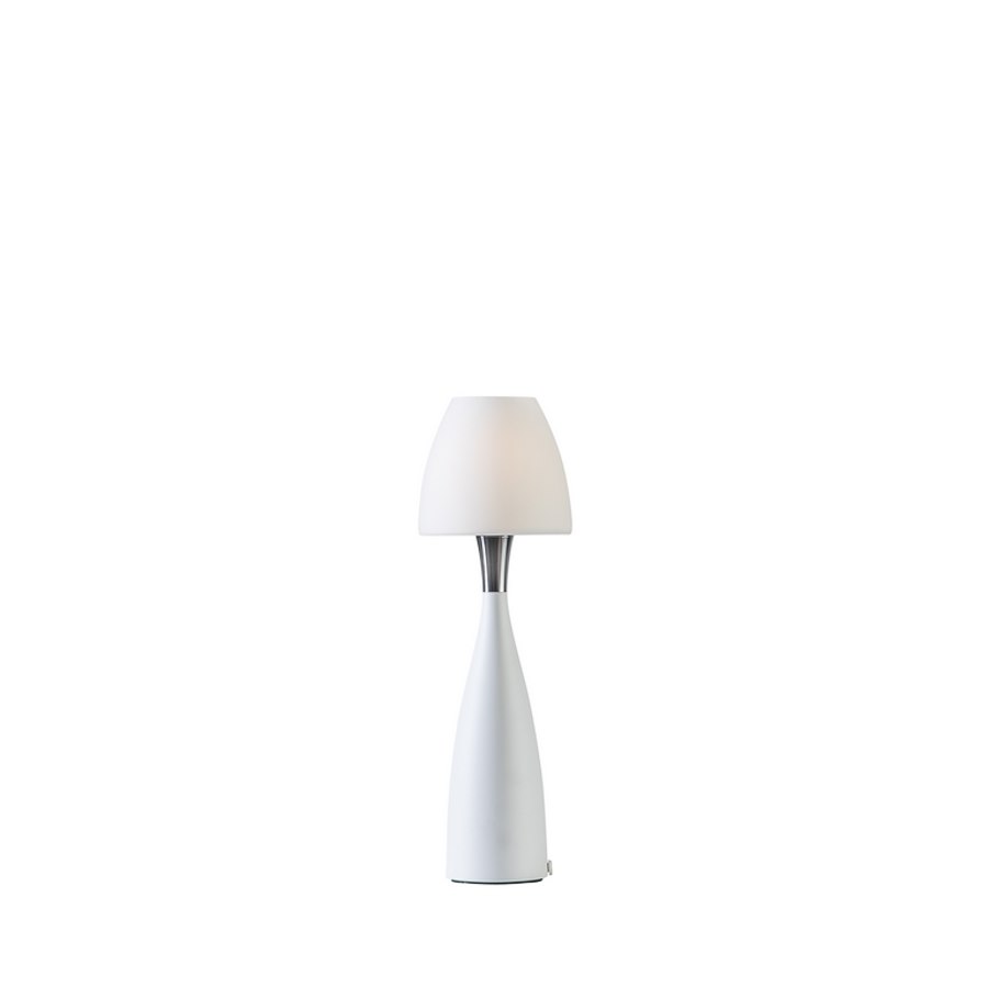 Bordslampa Anemon, dia 12,5 cm, opalglas G9
