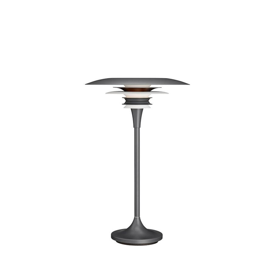 Bordslampa Diablo, dia 30 cm, oxidgrå  G9