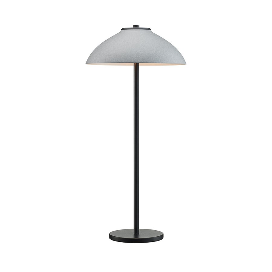 Bordslampa Vali High, svartstrukt/betongstruktur G9