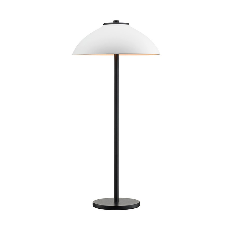 Bordslampa Vali High, svartstruktur/vitstruktur G9