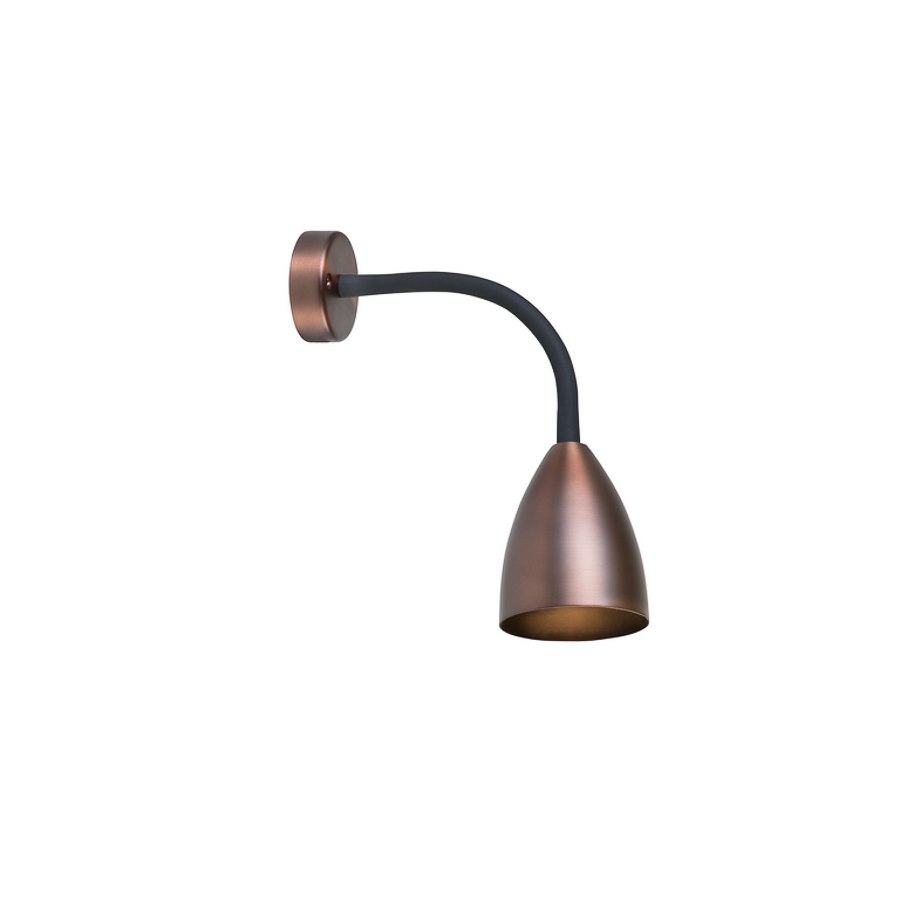 Vägglampa Trotsig, oxid GU10