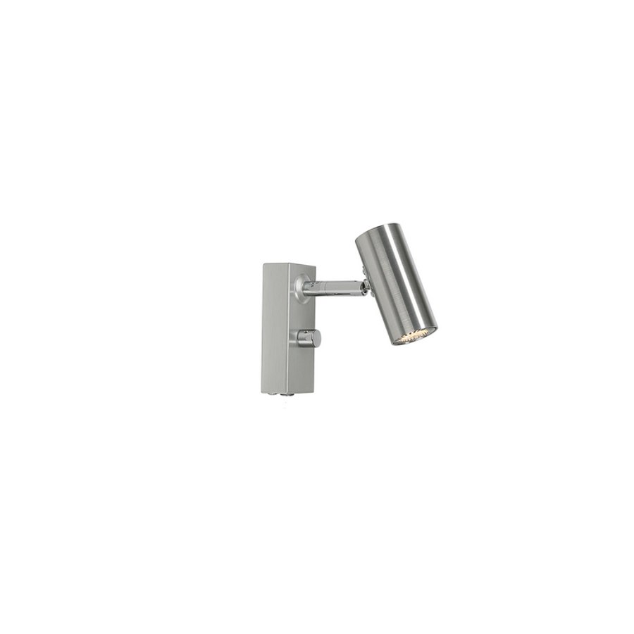 Vägglampa Cato, aluminium enkel GU4/MR11