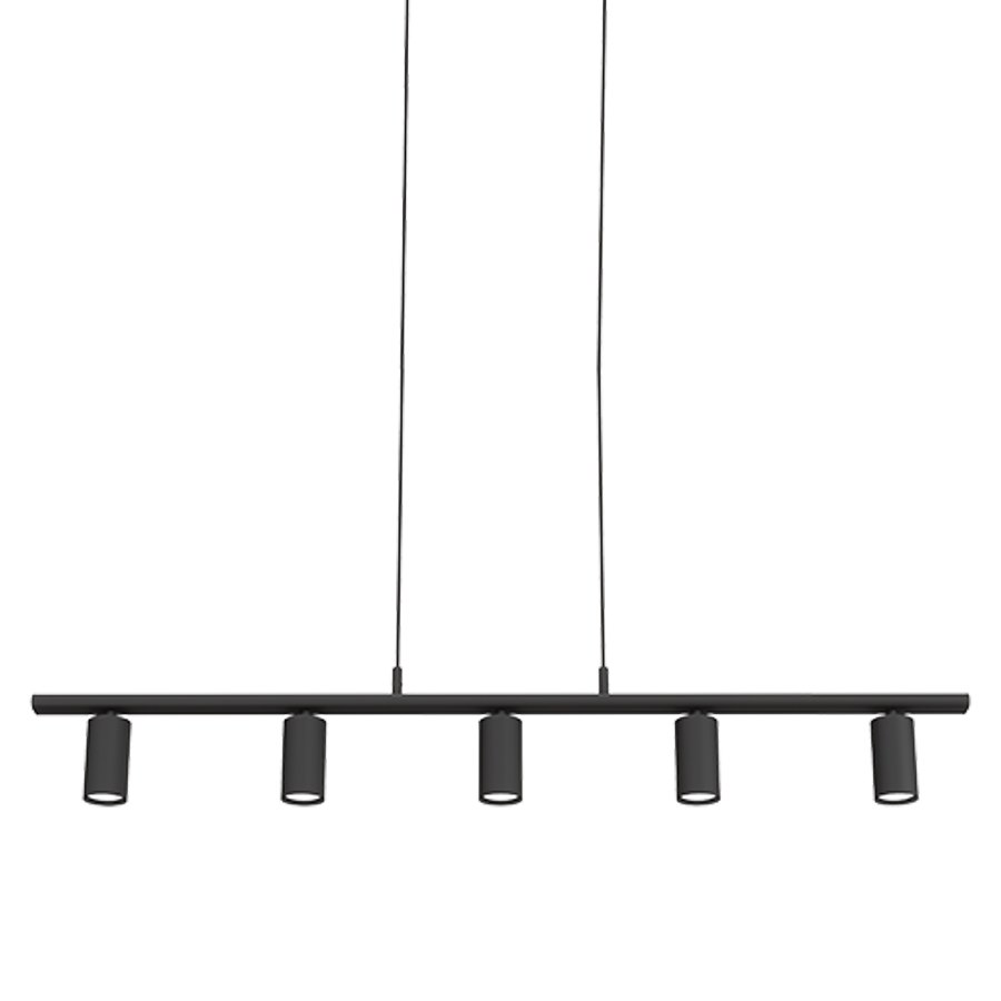 Pendel Lucy 5, linjär, mattsvart GU10