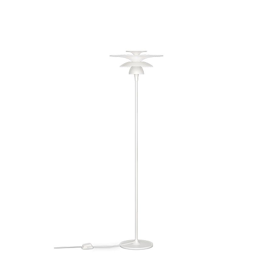 Golvlampa Picasso, dia 38 cm, H1400 mattvit G9