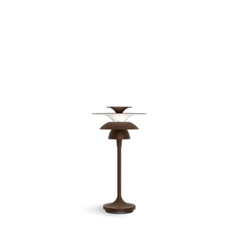 Bordslampa Picasso, höjd 34,8 cm, oxid G4