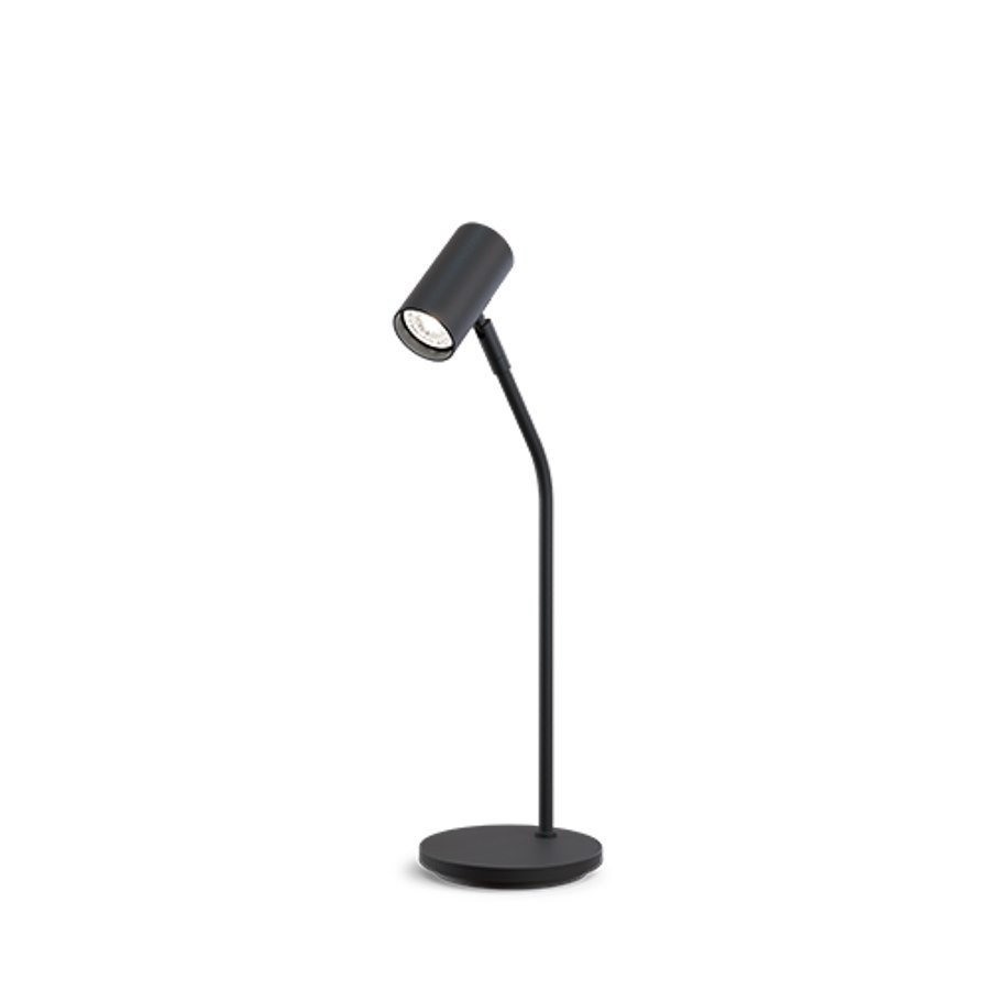 Bordslampa Tyson, svartstruktur GU10
