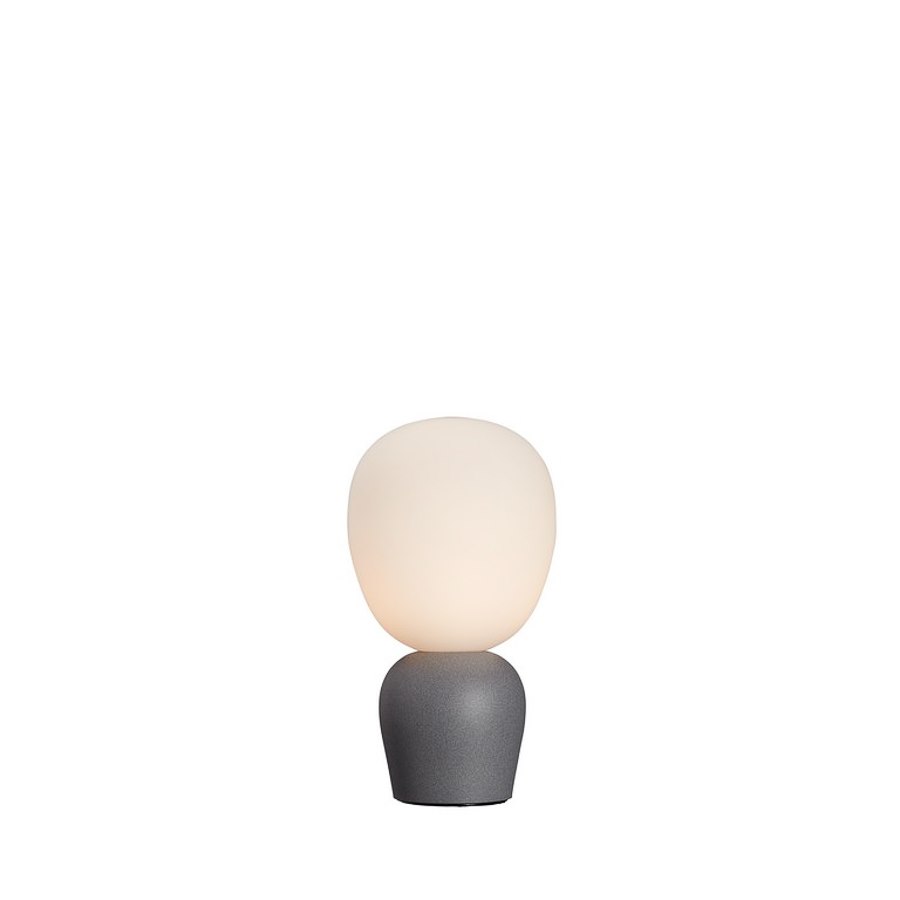 Bordslampa Buddy, betongstruktur/opalglas G9
