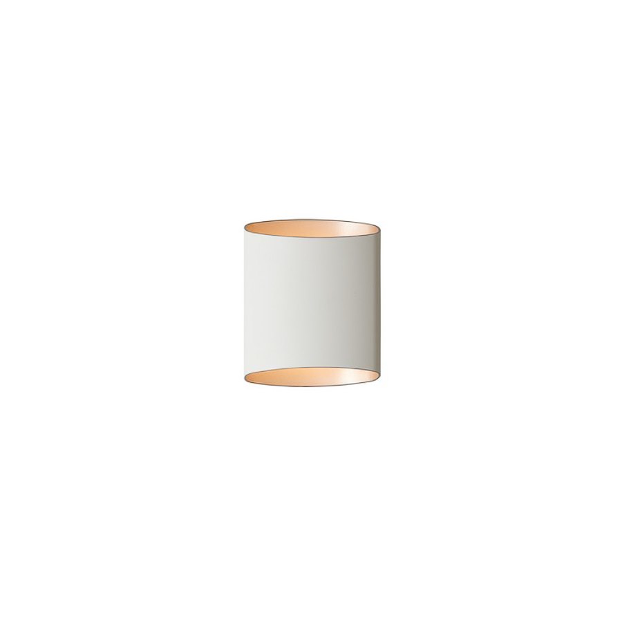 Vägglampa Sinne, vitstruktur/mässing G9
