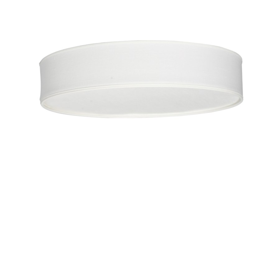 Plafond Soft, dia 44 cm, vit linne E27