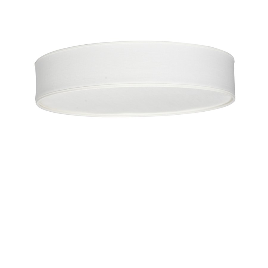 Plafond soft, dia 60 cm, vit linne E27