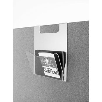 Postkasse for skjerm 30 eller 50 mm, gjennomsiktig akryl, 250x300x120