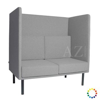 2-sits soffa Karlskrona med hög rygg, valfri färg tyg