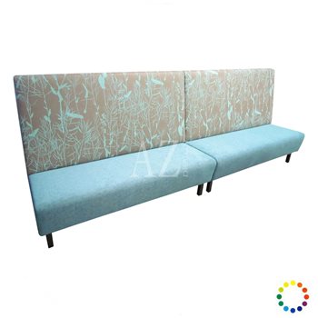 Sofa Karlstad, med ben,  høyde: 120 cm, valgfri tekstil/kunstskinn/skinn, valgfri størrelse