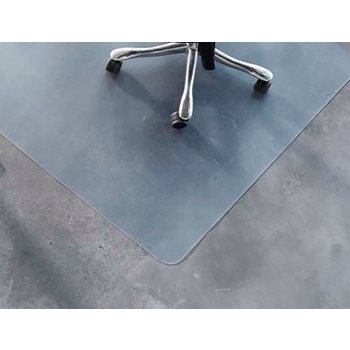 Golvskydd standard, 100x120 cm, transparent, för hårda och mjuka golv
