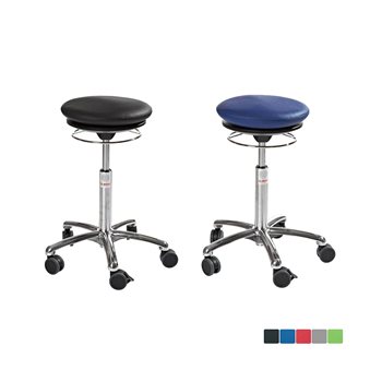 Pilates Air Seat taburett,  sitthöjd 52-71 cm, konstläder eller microfiber, 5 färger