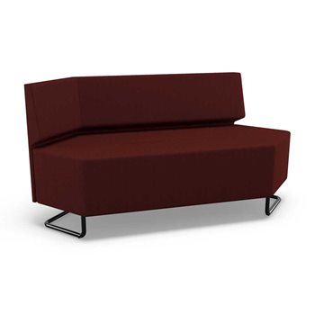 Flipper F2H sofa høyre hjørne med ryggstøtte, bredde 152 cm, valgfritt stoff / stativ