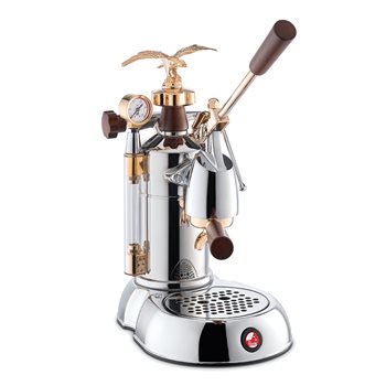 Kaffemaskin Esperto La Pavoni, med hävarm, rostfritt stål