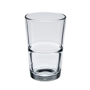 Drikkeglass Stack up, 29 cl., herdet glass, kan stables