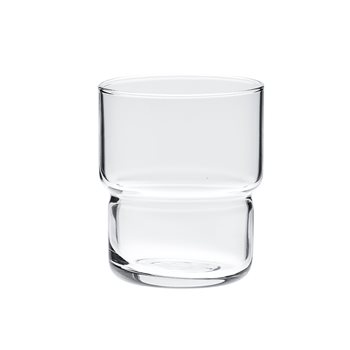 Drikkeglass Logg, 27 cl, herdet glass, kan stables