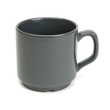 Kaffemugg Palma, 24 cl, förstärkt benporslin, grå