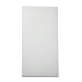 Skjærebrett 49X25 cm, hvit, plast