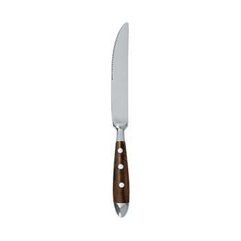 Grillkniv Genua, 215 mm, håndtak i brun bakelitt, rustfritt stål
