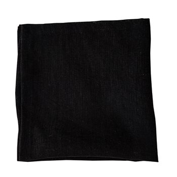 Linneduk, 160X330 cm, svart