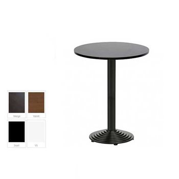 Oslo komplett bord i svart, 2 storlekar, 4 färger bordsskiva