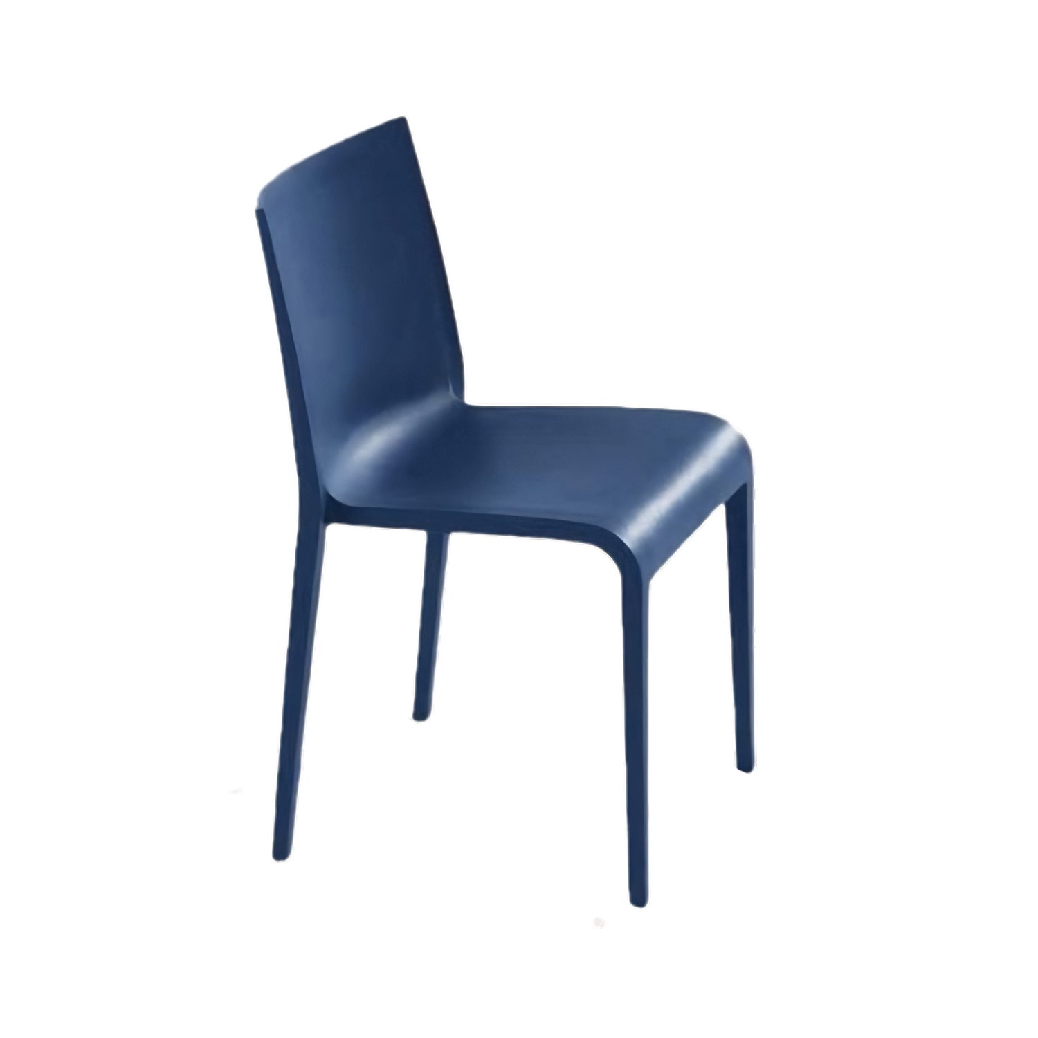 Stol Nassau, sh.47 cm, stapelbar, blå