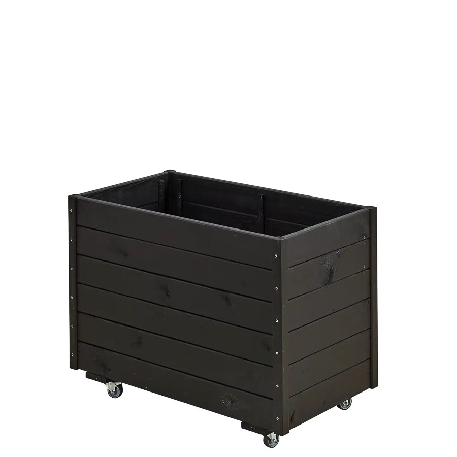 Blomlåda Standard, 88x48x66 cm, svart