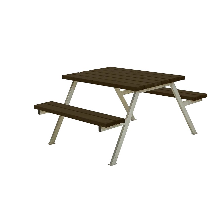 Bänkset Alpha, 4-sits, svart