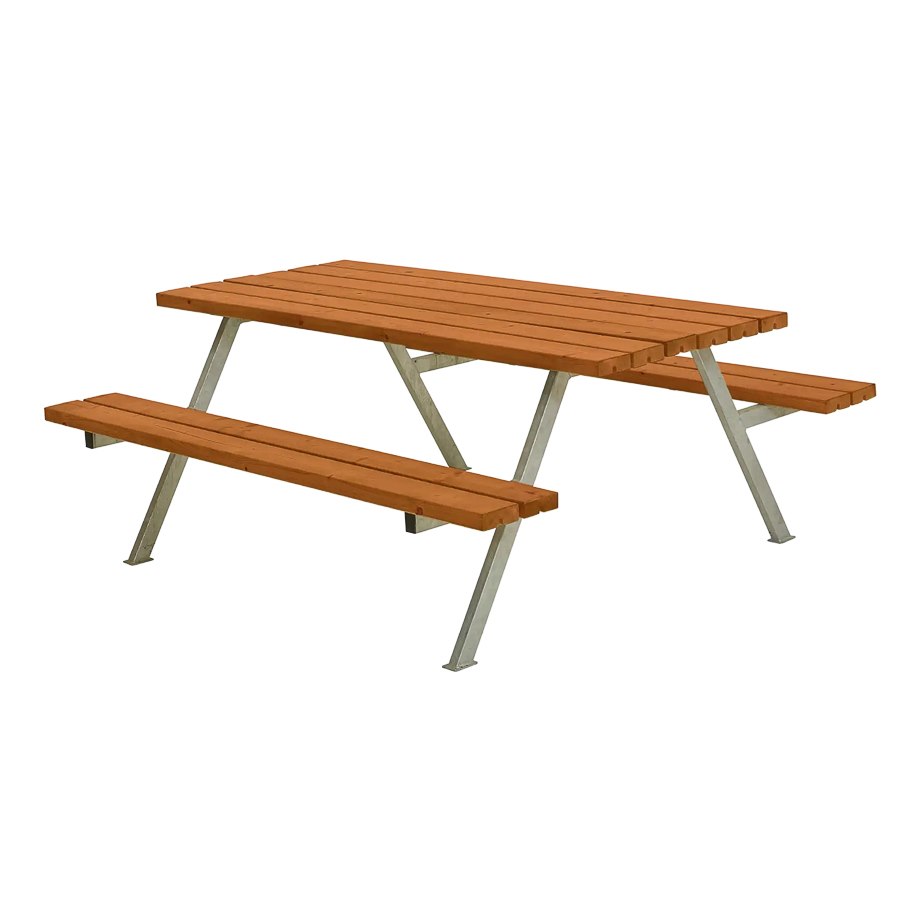 Bänkset Alpha, 6-sits, teak