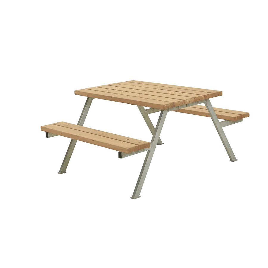 Bänkset Alpha, 4-sits, Thermowood, natur