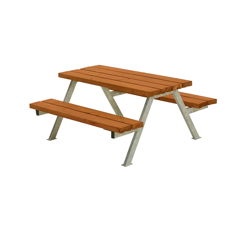Bänkset Alpha Junior, 6-sits, teak