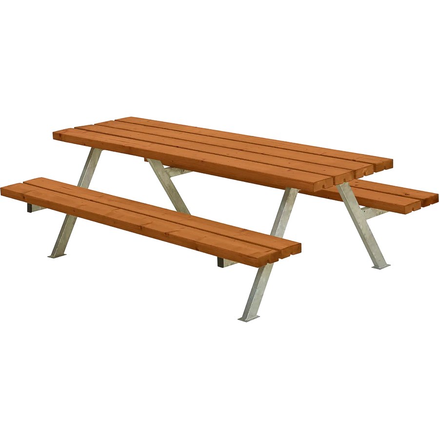 Bänkset Alpha Junior, 10-sits, teak