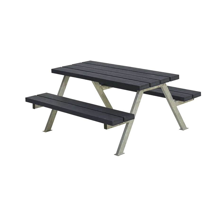 Bänkset Alpha Junior, 6-sits, ReTex, svart