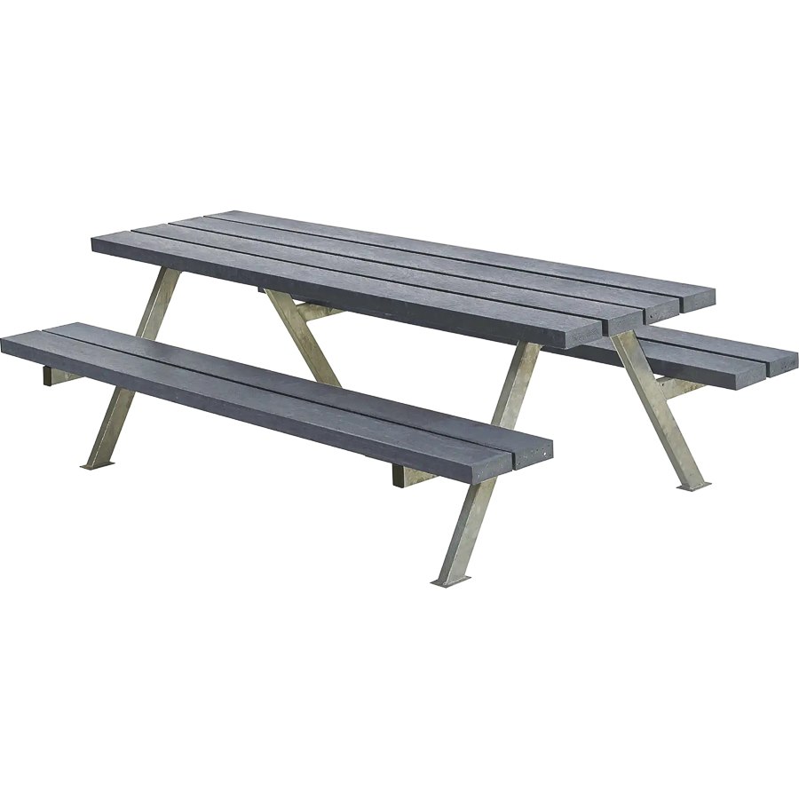 Bänkset Alpha Junior, 10-sits, ReTex, grå